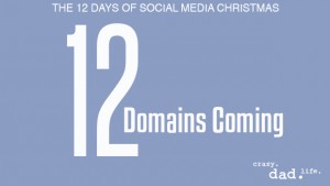12 Domains Coming – 12 Days of Social Media Christmas