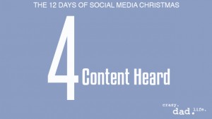4 Content Heard – 12 Days of Social Media Christmas
