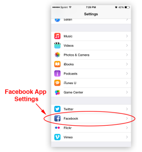 upload your iPhone video to Facebook