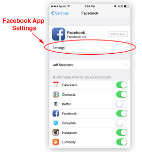 upload your iPhone video to Facebook