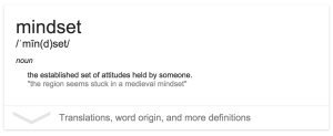 blogging mindset
